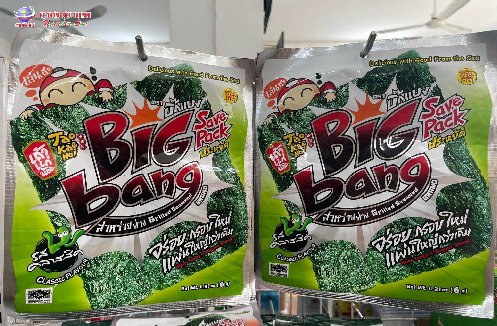 SNACK RONG BIỂN TAOKAENOI - GIÒN RỤM THƠM NGON - VỊ ĐẬM ĐÀ HOÀN HẢO