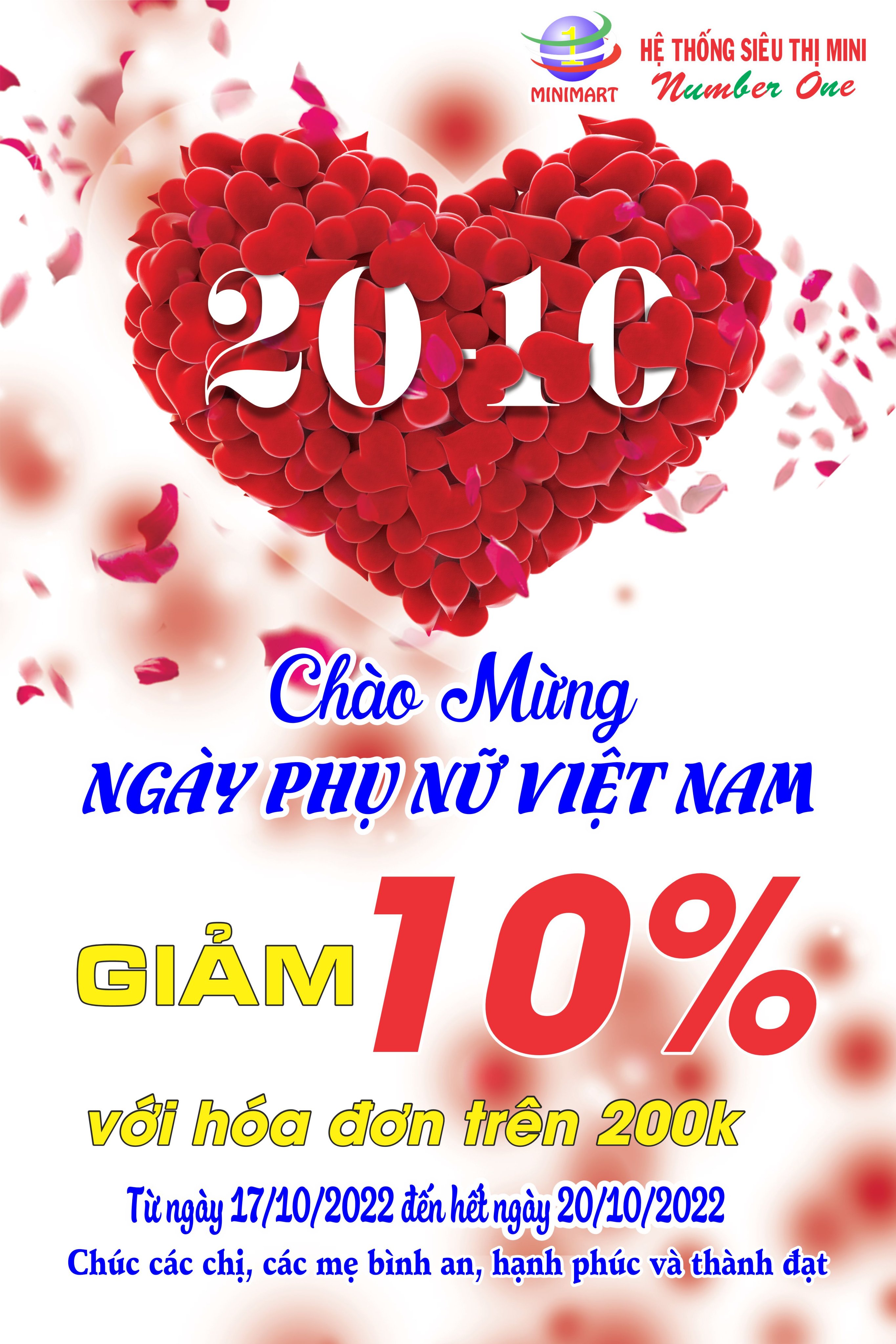 ƯU ĐÃI MỪNG NGÀY PHỤ NỮ VIỆT NAM 20/10