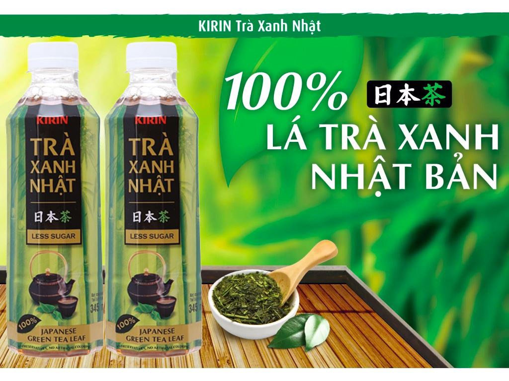 TRÀ XANH NHẬT KIRIN - ĐẬM VỊ TRÀ - NGỌT VỊ THANH