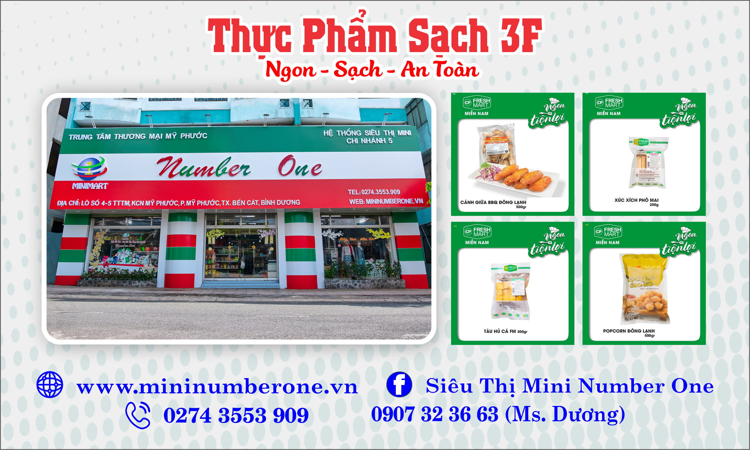 THỰC PHẨM SẠCH 3F (CP Fresh Mart) – NGON, SẠCH, AN TOÀN