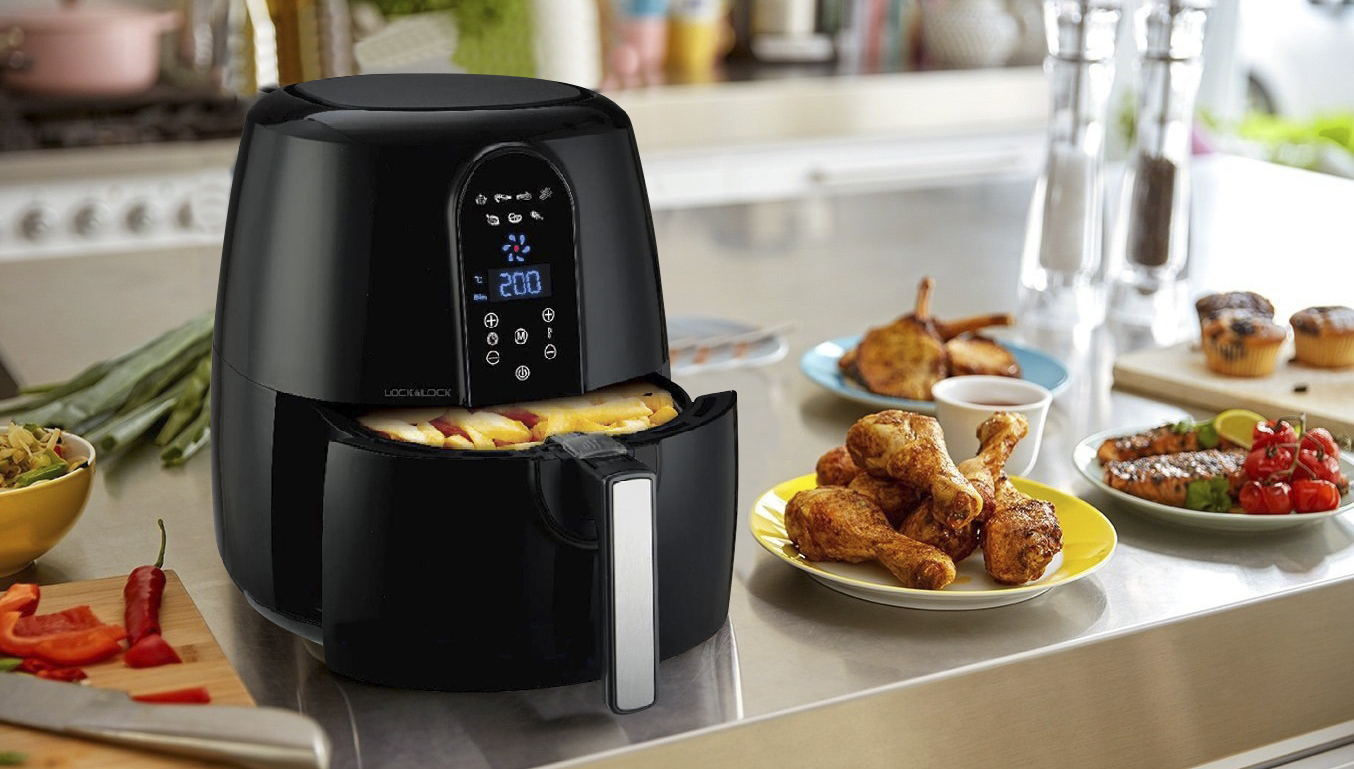 3 mẫu nồi chiên không dầu cao cấp cho không gian bếp hoàn hảo