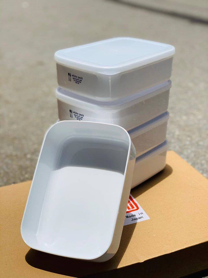 Hộp Nhựa White Pack 900ML Nhật Bản