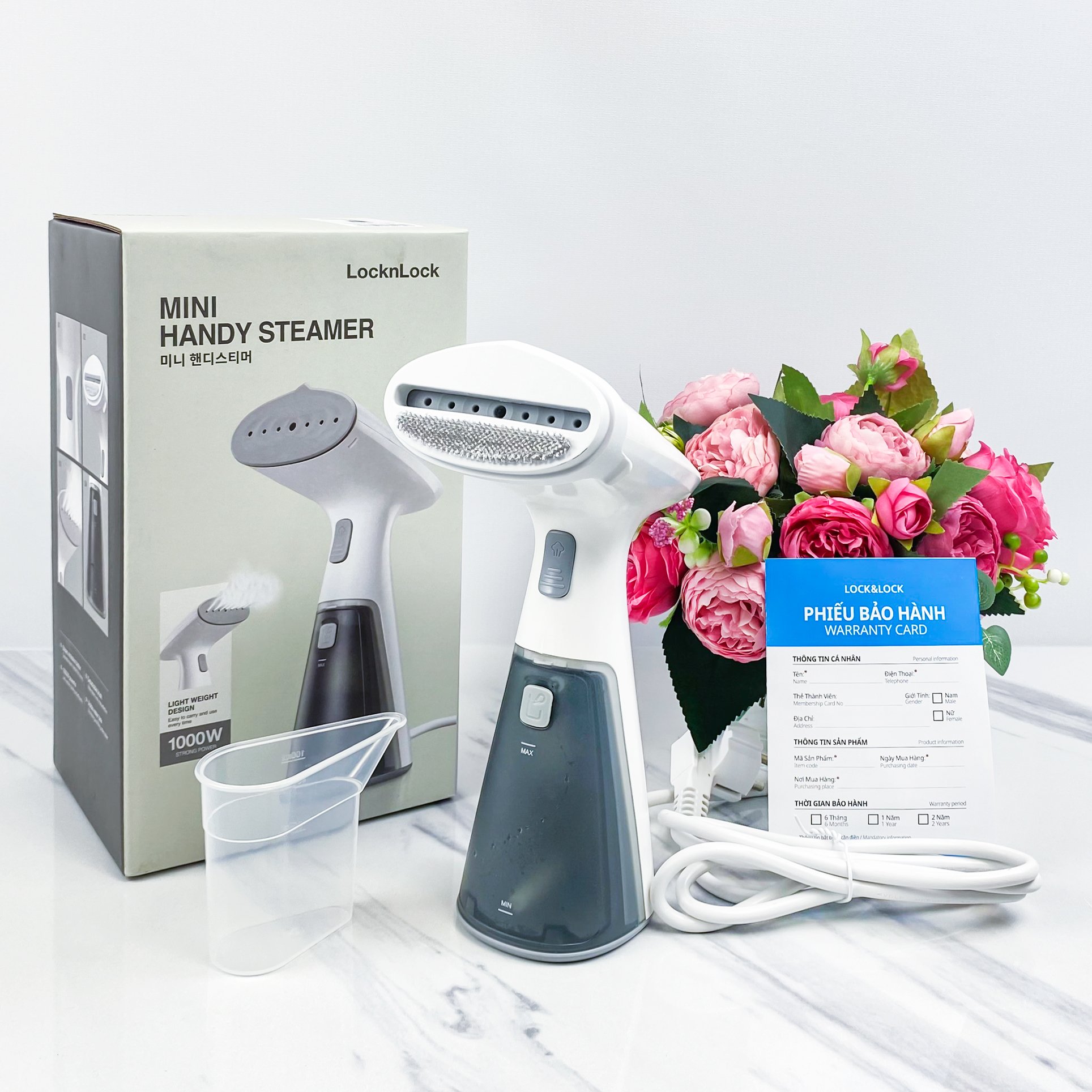 Bàn Là Hơi Nước Cầm Tay Lock&Lock ENI148WHT