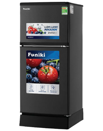 Tủ lạnh Funiki 120 lít FR-125CI.1, không đóng tuyết, MÀU GHI ĐEN- MẪU MỚI