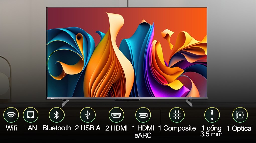 Google Tivi QLED Hisense 4K 55 inch 55Q6N