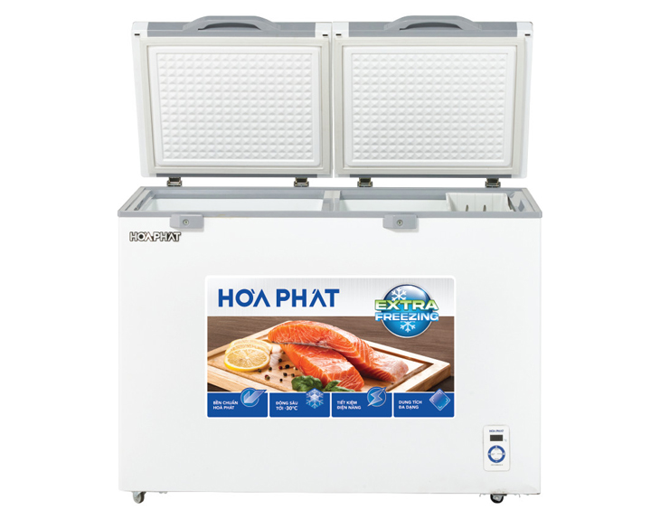 Tủ đông Hòa Phát HPF AD6352.T1 - 2 cánh 1 ngăn đông , cánh kính cường lực