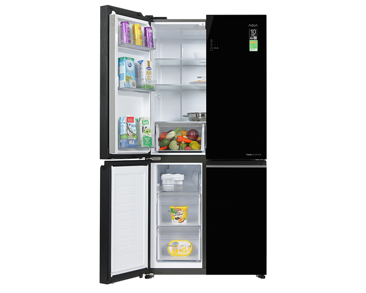 Tủ lạnh Aqua Inverter 469 lít AQR-M536XA(GB)