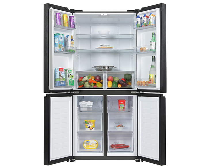 Tủ lạnh Aqua Inverter 469 lít AQR-M536XA(GB)