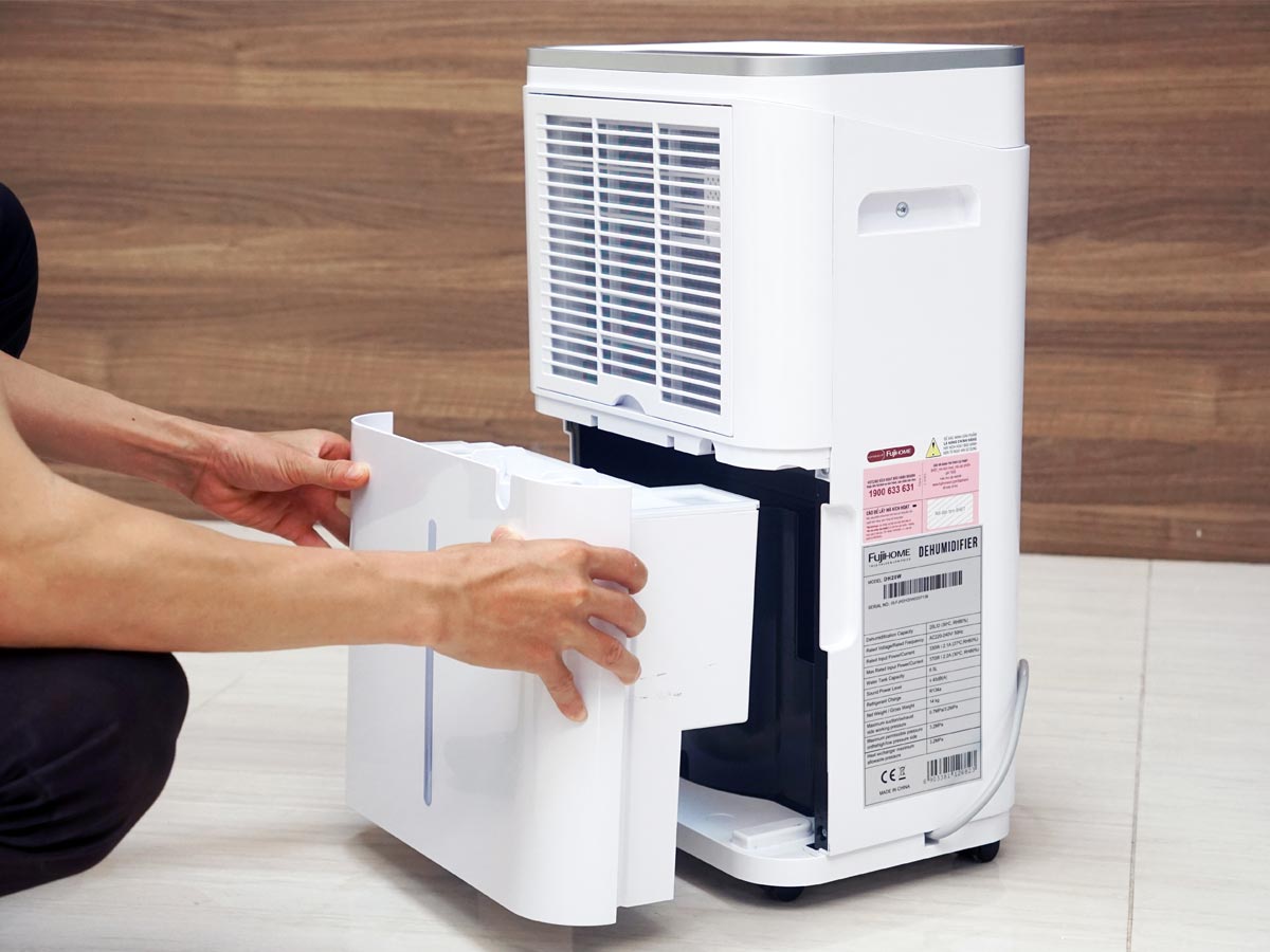 Máy hút ẩm Fujihome DH20W công suất 20 lít/ngày, kết nối Wifi