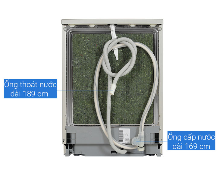 Máy rửa bát Bosch Seri 4 SMS4EMI06E, 14 bộ độc lập có hé cửa, nhập khẩu Ba Lan - Chính hãng