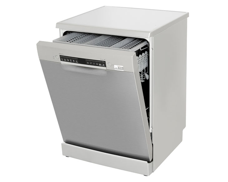 Máy rửa bát Bosch Seri 4 SMS4EMI06E, 14 bộ độc lập có hé cửa, nhập khẩu Ba Lan - Chính hãng