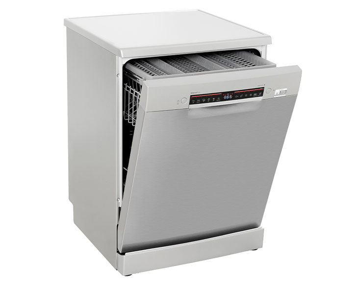 Máy rửa bát Bosch Seri 4 SMS4EMI06E, 14 bộ độc lập có hé cửa, nhập khẩu Ba Lan - Chính hãng