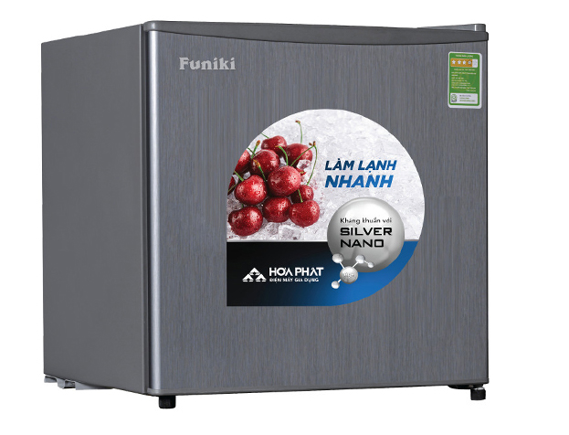 Tủ Lạnh Funiki 50 Lít FR-51CD , có ngăn đá mini , có đóng tuyết MÀU GHI XÁM