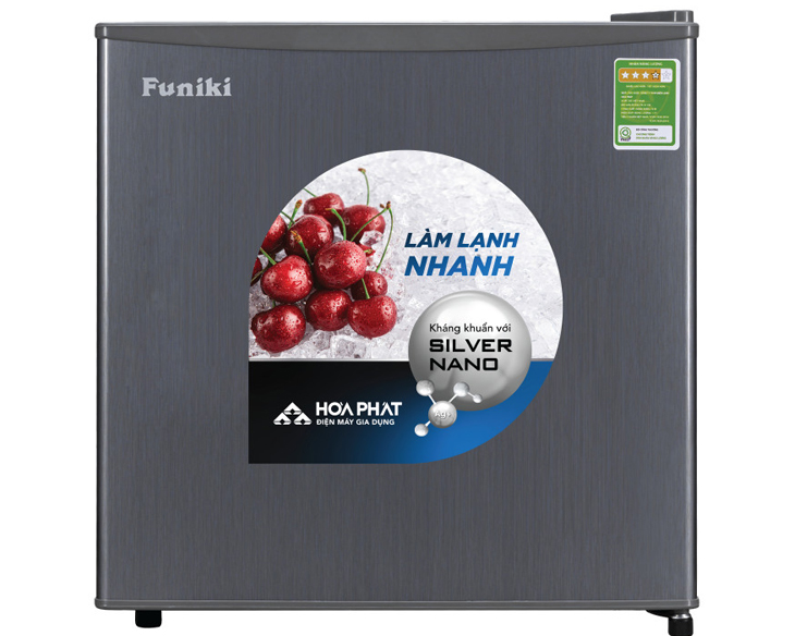 Tủ Lạnh Funiki 50 Lít FR-51CD , có ngăn đá mini , có đóng tuyết MÀU GHI XÁM