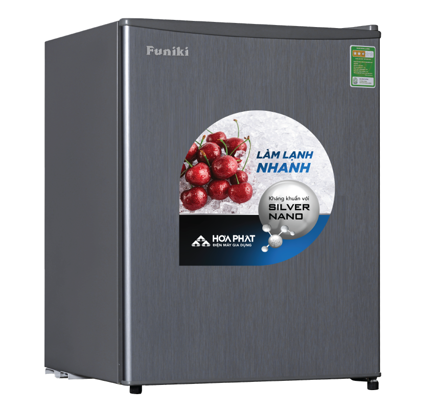 Tủ Lạnh Funiki 70 Lít FR-71CD , có ngăn đá mini , có đóng tuyết MÀU GHI XÁM