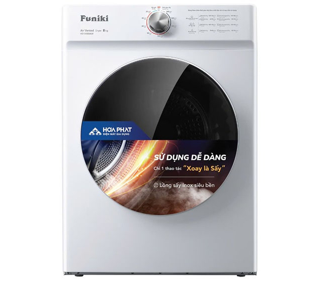 Máy sấy thông hơi Funiki HD V680AW 8kg