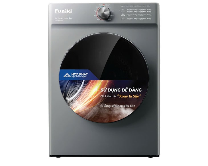 Máy sấy thông hơi Funiki HD V680AG 8kg