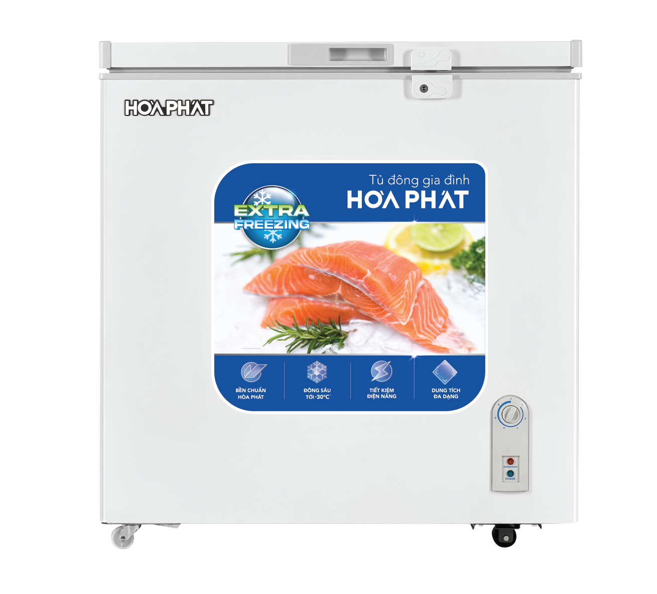 Tủ đông Hòa Phát 162 lít HPF AN6162 , 1 ngăn đông