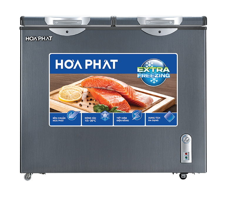Tủ đông Hòa Phát 205 lít HPF BD6205G , 2 cánh 1 ngăn đông 1 ngăn mát