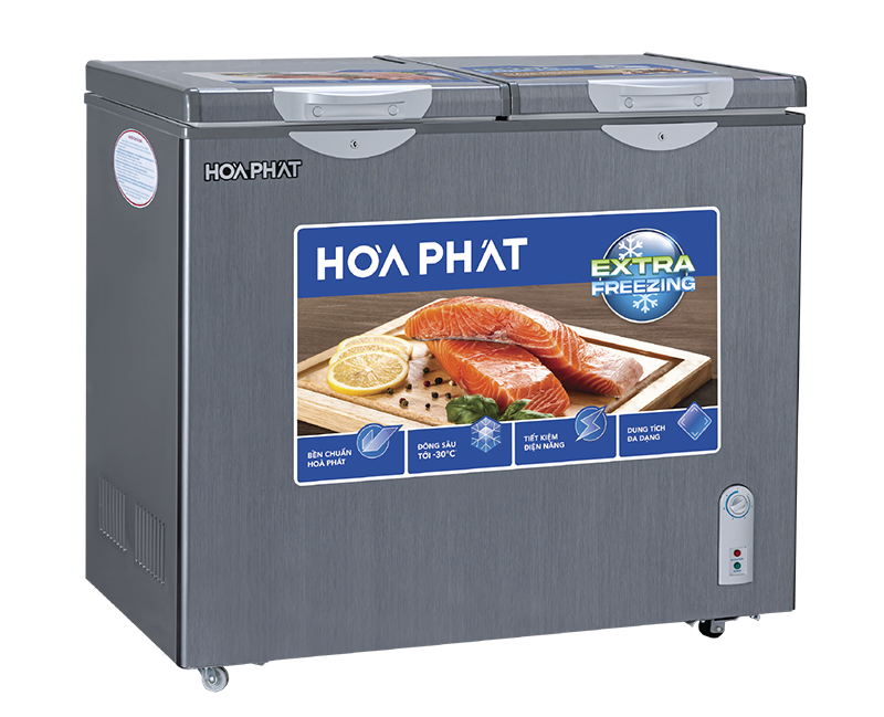 Tủ đông Hòa Phát 205 lít HPF BD6205G , 2 cánh 1 ngăn đông 1 ngăn mát