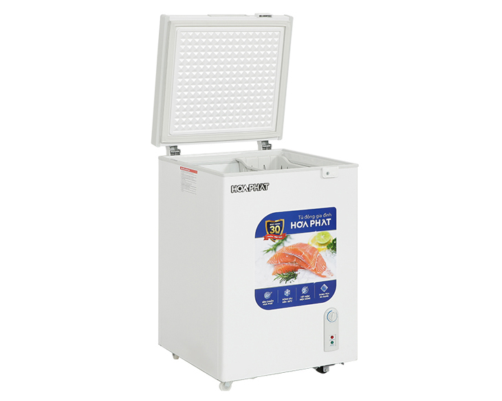 Tủ Đông Hòa Phát 107 Lít HPF AD6107 , dàn đồng