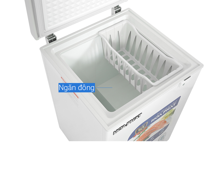 Tủ Đông Hòa Phát 107 Lít HPF AD6107 , dàn đồng