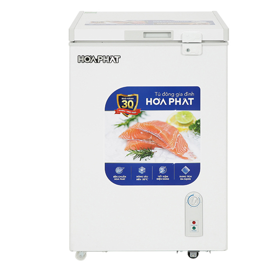 Tủ Đông Hòa Phát 107 Lít HPF AD6107 , dàn đồng