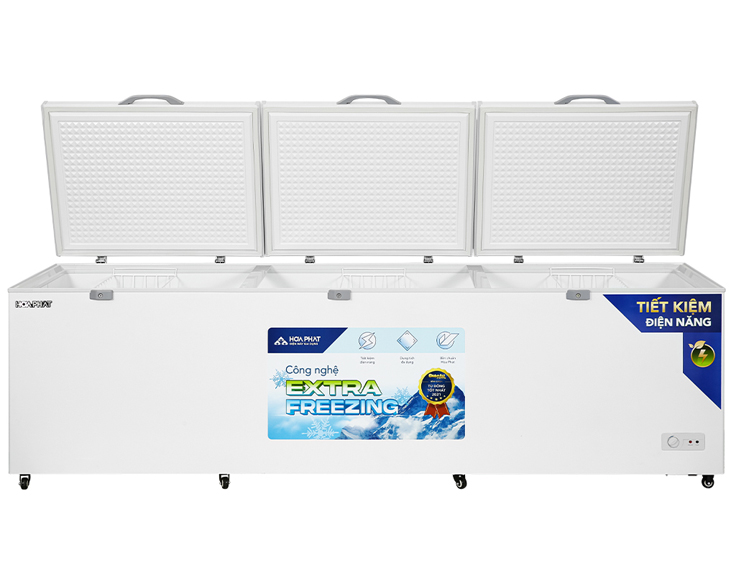 Tủ đông Hòa Phát HPF AD61190 dàn đồng 3 cánh 1190L -30oC
