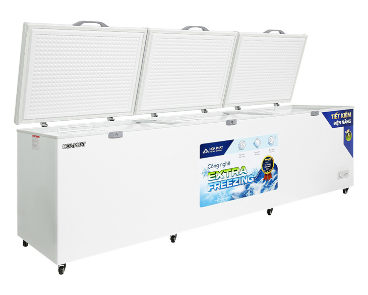 Tủ đông Hòa Phát HPF AD61190 dàn đồng 3 cánh 1190L -30oC