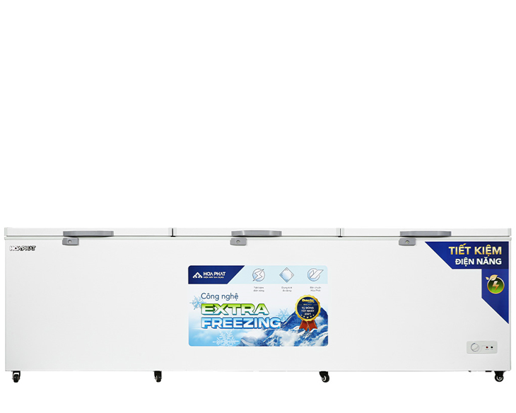 Tủ đông Hòa Phát HPF AD61190 dàn đồng 3 cánh 1190L -30oC