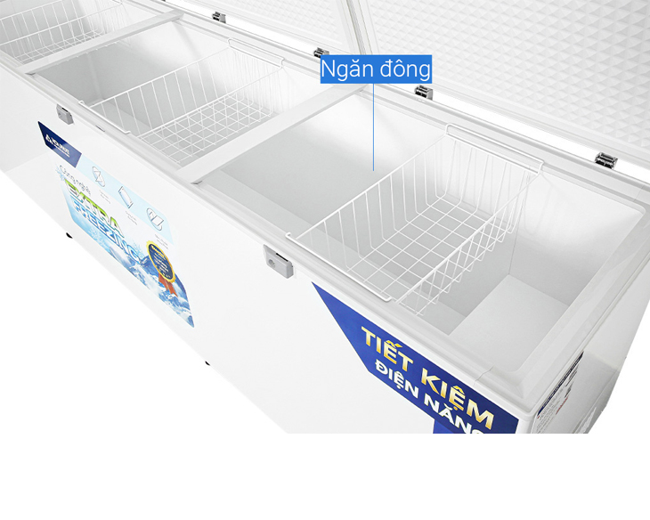 Tủ đông Hòa Phát HPF AD61190 dàn đồng 3 cánh 1190L -30oC