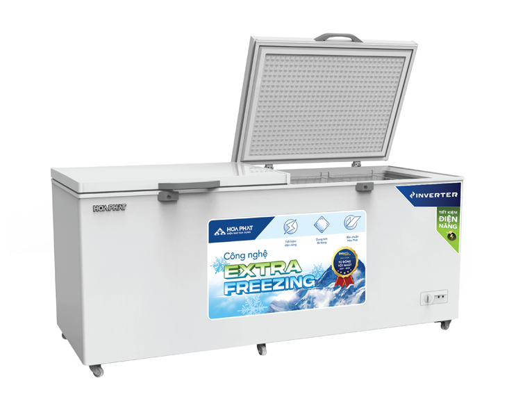 Tủ đông Hòa Phát HPF AD8544 544L Inverter dàn đồng -30oC