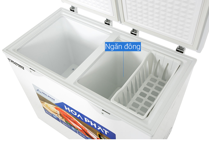 Tủ đông Hòa Phát 205 Lít HPF BD6205 , 2 cánh 1 ngăn đông 1 ngăn mát