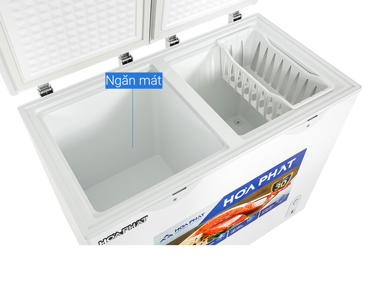 Tủ đông Hòa Phát 205 Lít HPF BD6205 , 2 cánh 1 ngăn đông 1 ngăn mát