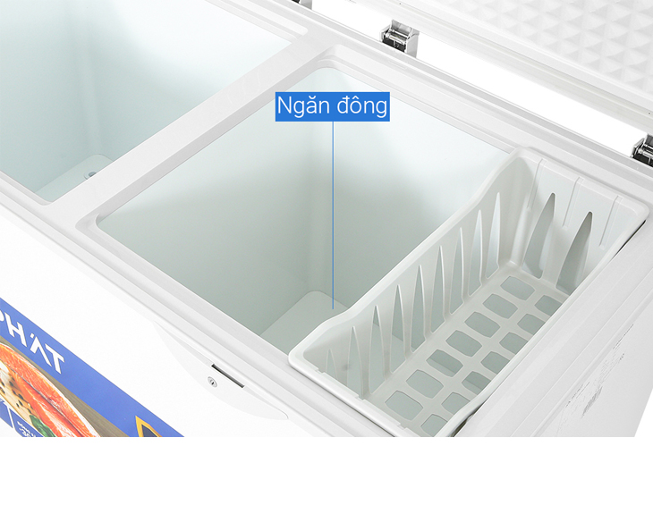 Tủ đông Hòa Phát Inverter 2 ngăn 2 chế độ HPF BD8271 , 1 ngăn đông 1 ngăn mát