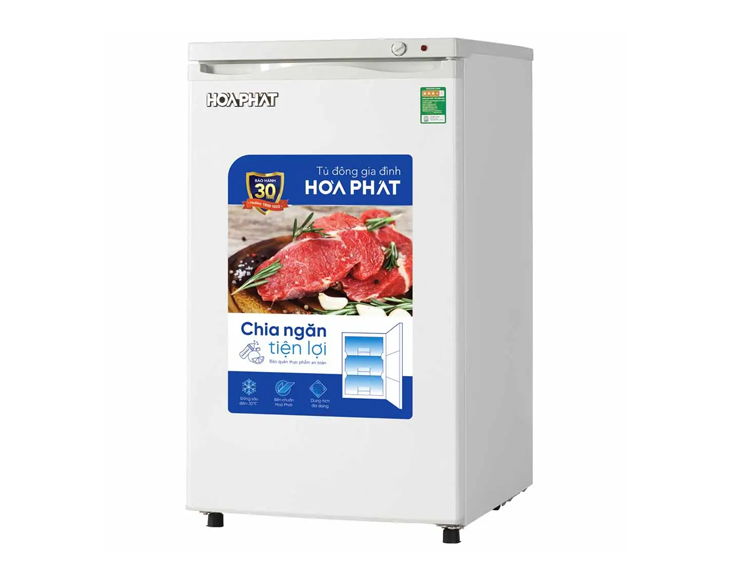 Tủ đông đứng Hòa Phát HPF UAH6106 106 lít 4 ngăn