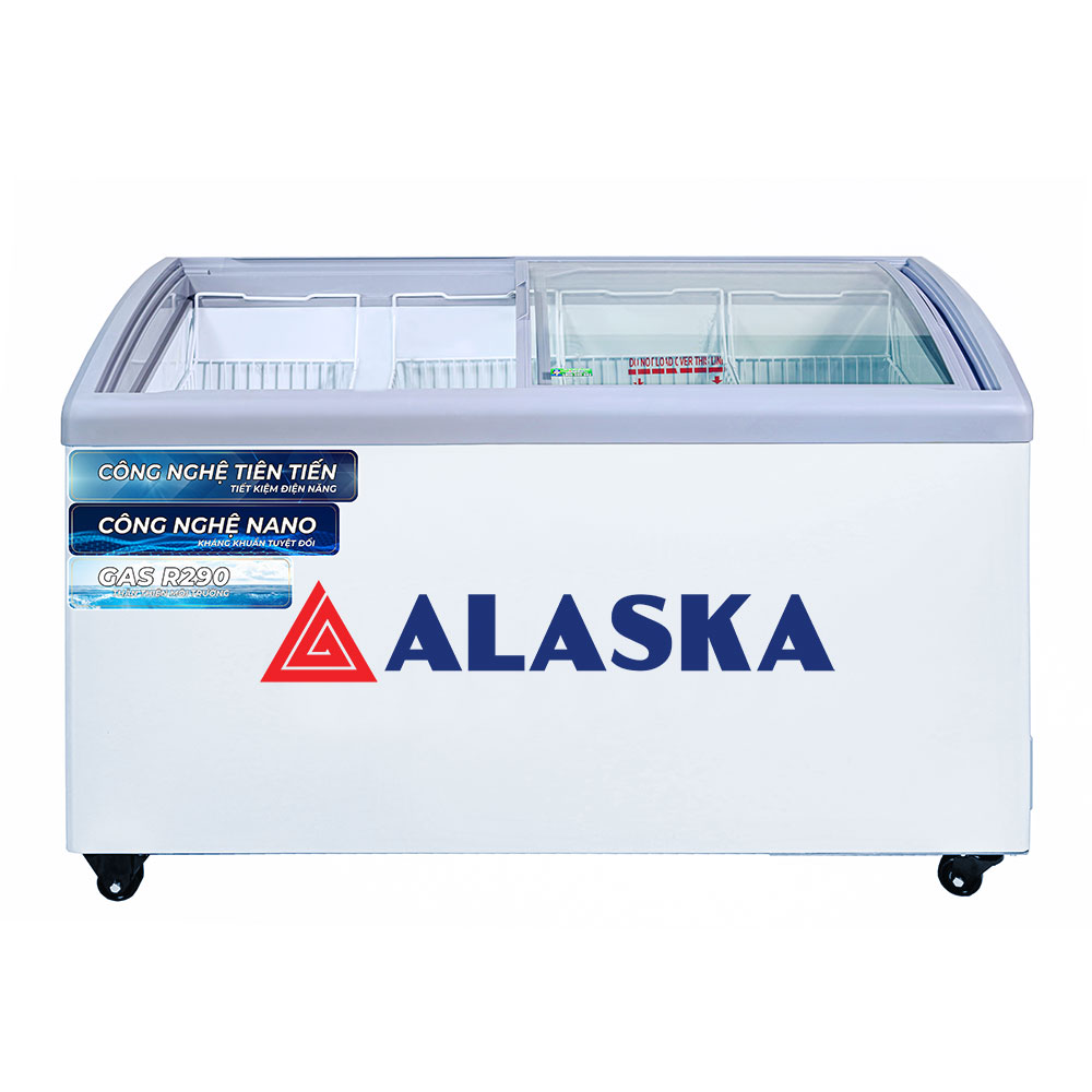 Tủ đông nắp kính cong Alaska KC-310