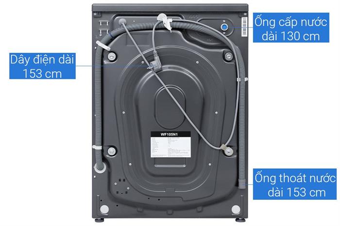 Máy giặt Hisense Inverter 10.5 kg WF105N1