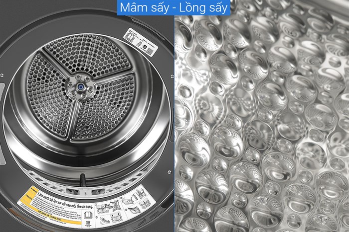 Máy sấy bơm nhiệt LG 10.5 kg DVHP50B