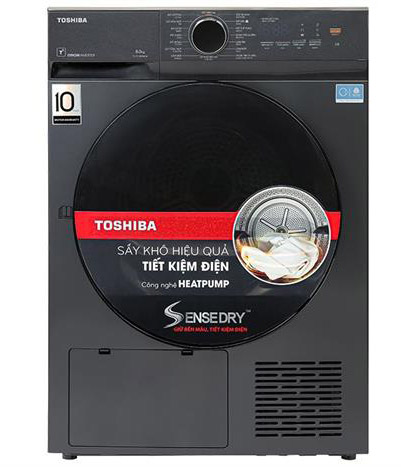 Máy sấy bơm nhiệt Toshiba 10 kg TD-BK110GHV(MK)- Hàng chính hãng