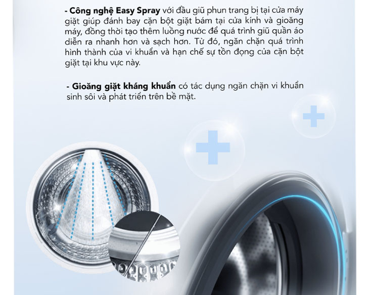 Máy giặt lồng ngang Funiki HWM F8125ADG Inverter 12.5kg