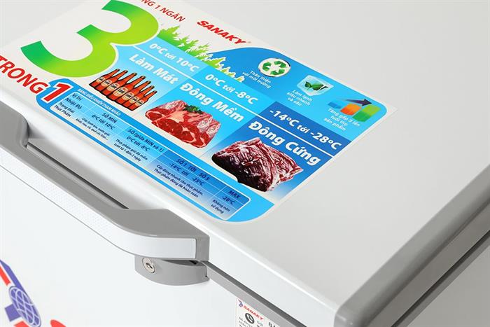 Tủ Đông Sanaky 100 lít VH162HY2