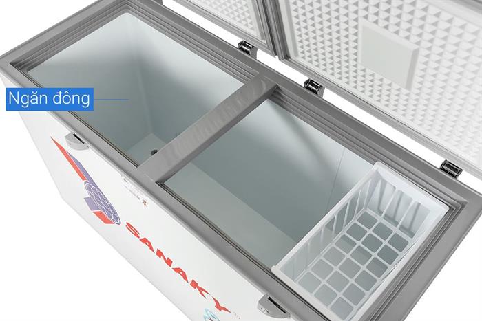 Tủ đông Sanaky Inverter 305 lít TD.VH4099A4K , 2 cánh 1 ngăn đông