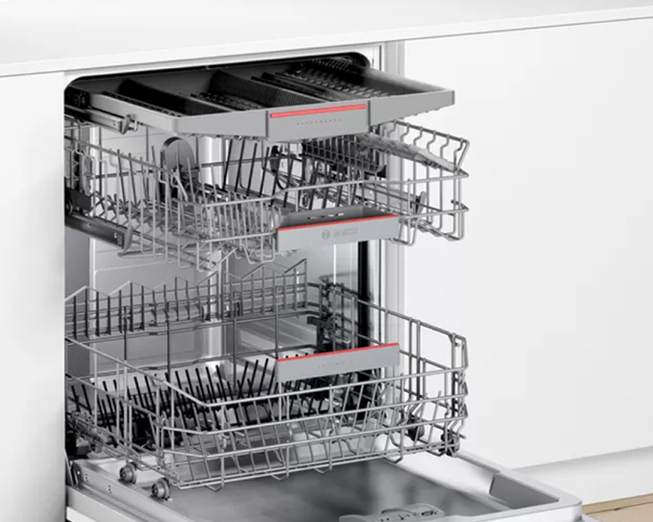 Máy Rửa Bát Bosch Wifi , âm tủ toàn phần SMV4ECX14E 13 Bộ Serie 4- Nhập khẩu Đức - Chính hãng