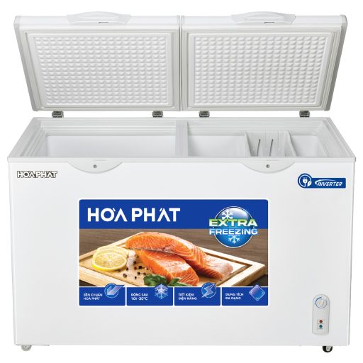 Tủ đông Hòa Phát Inverter 2 ngăn HPF BD8205, 1 ngăn đông 1 ngăn mát