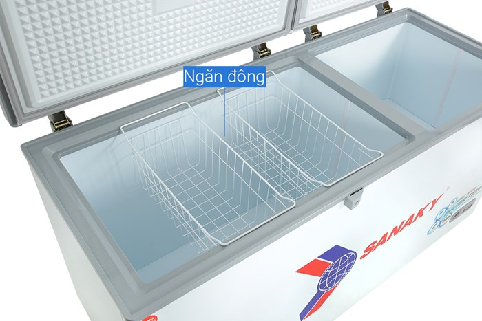 Tủ đông Sanaky Inverter 485 lít VH-6699W3 , 2 cửa , 1 ngăn đông, 1 ngăn mát