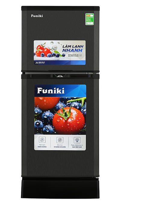 Tủ lạnh Funiki 120 lít HR T6120TDG , không đóng tuyết MẪU MỚI MÀU ĐEN
