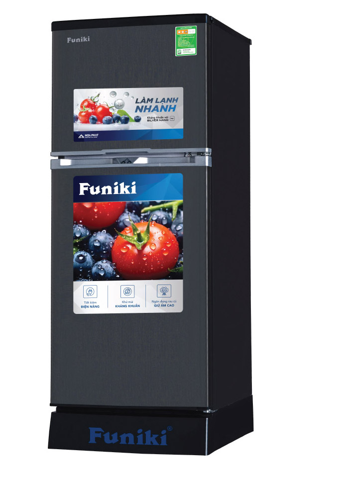 Tủ Lạnh Funiki 130 Lít FR-135CD.1 , có đóng tuyết MÀU GHI ĐEN -MẪU MỚI