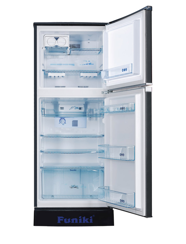 Tủ lạnh Funiki 147l 2 cánh FR-152CI.1 , không đóng tuyết, MÀU GHI ĐEN- MẪU MỚI