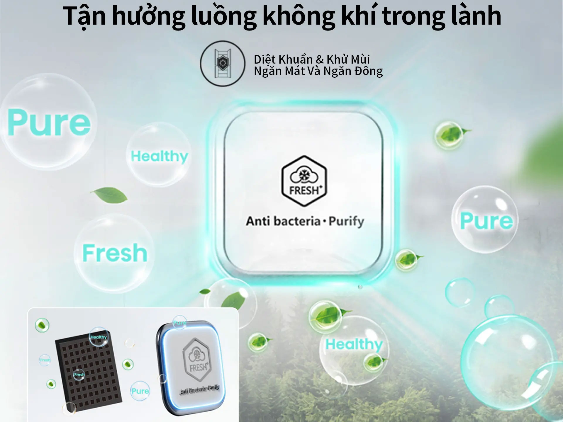 Tủ lạnh Hisense Inverter mặt kính 324 lít RT469N4EBU